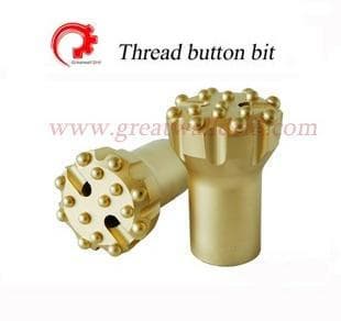 Thread button bit T51 for sale